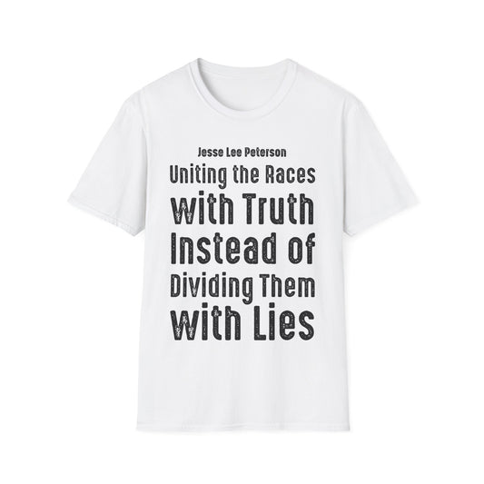 Uniting the Races - Cotton T-Shirt (black ink)