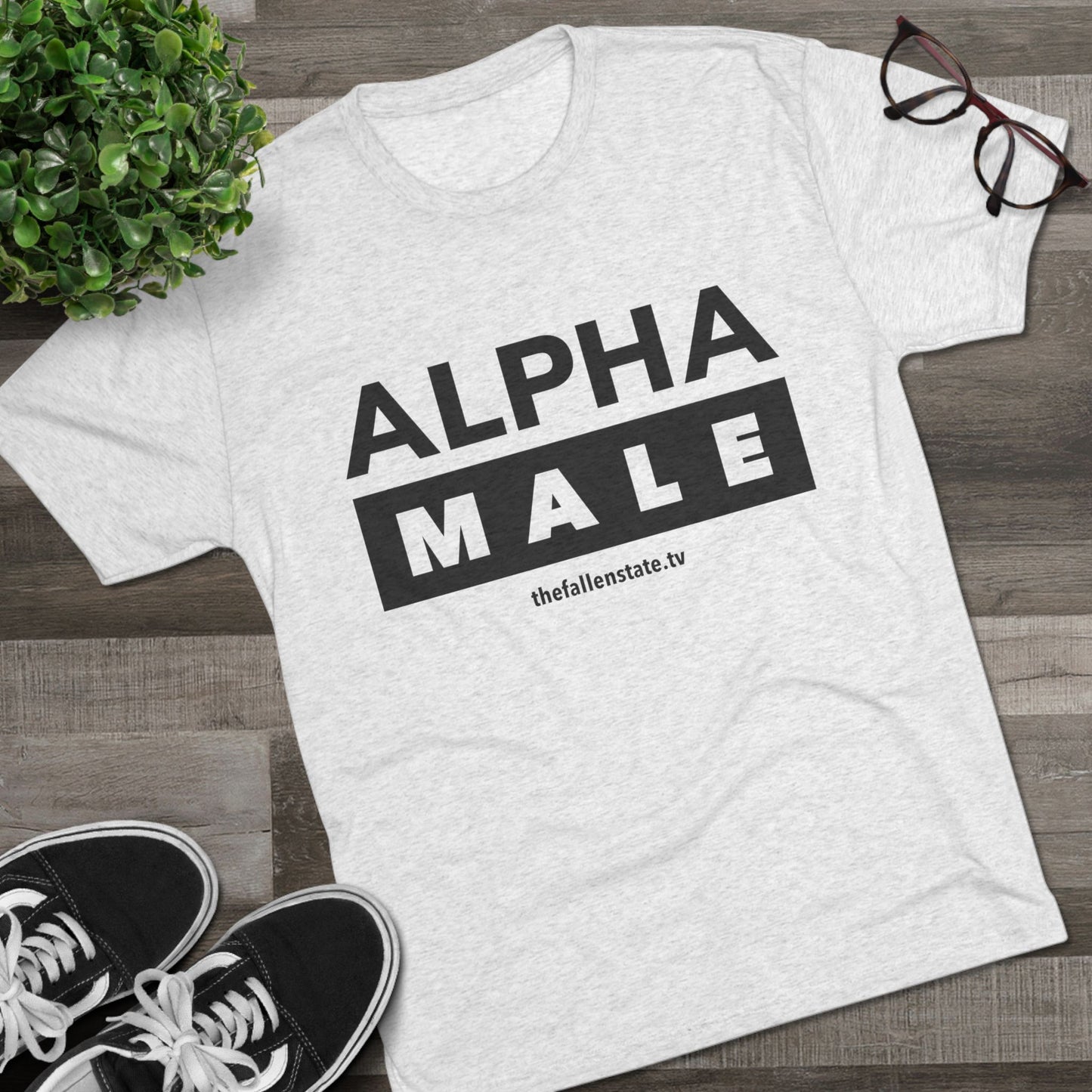 Alpha Male | Tri-Blend Crew Tee