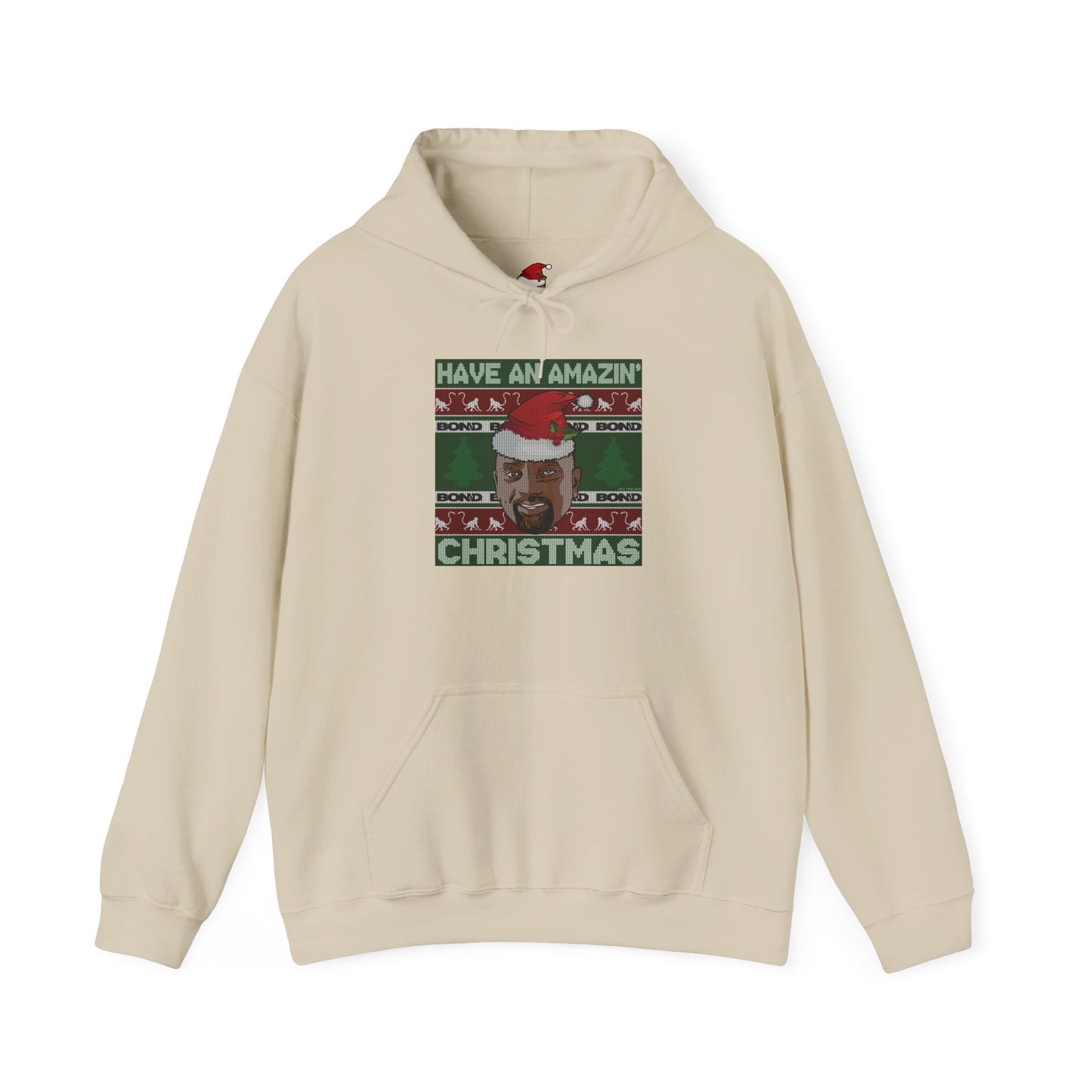 Have an Amazin' Monkey Christmas Hoodie | Gildan