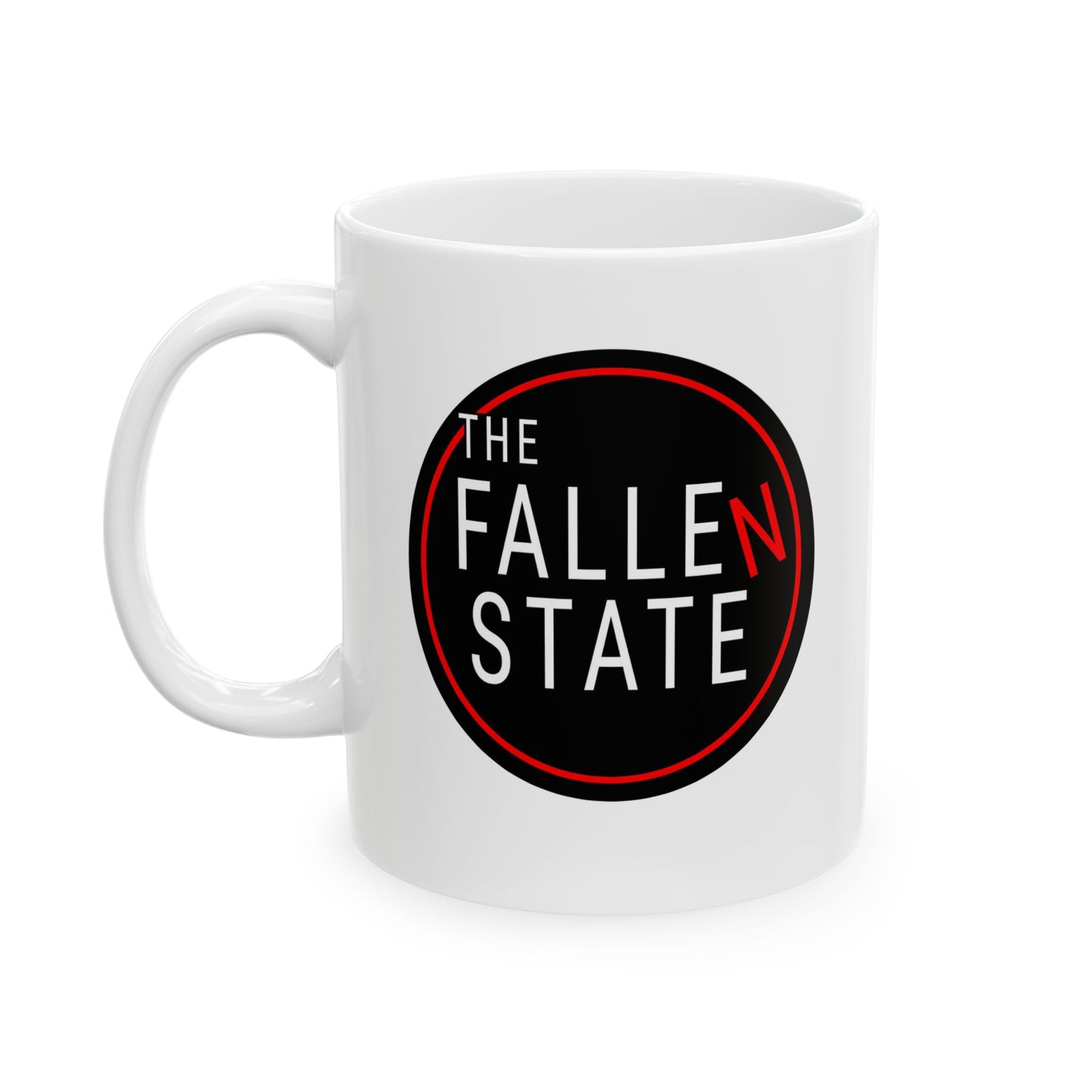 The Fallen State White Ceramic Mug